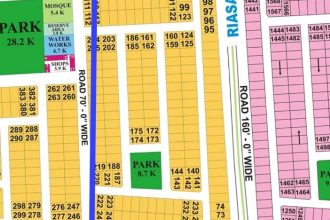 1 Kanal plot for sale in DHA Phase 8 Ex Park View facing park