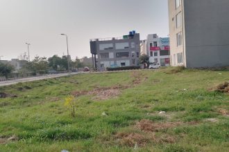 10 Marla facing park residential plot for sale in DHA Phase 8 Eden City Block C