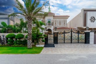 9 bed 1 Kanal brand new Spanish house full basement in DHA Phase 6